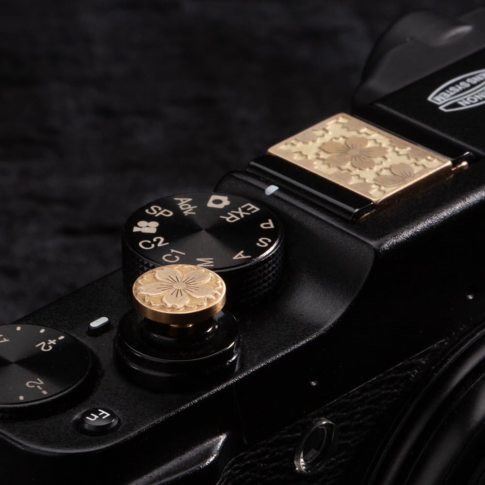 Amazon.com : DBZZ Cherry Hot Shoe Cover Shutter Button for Fuji